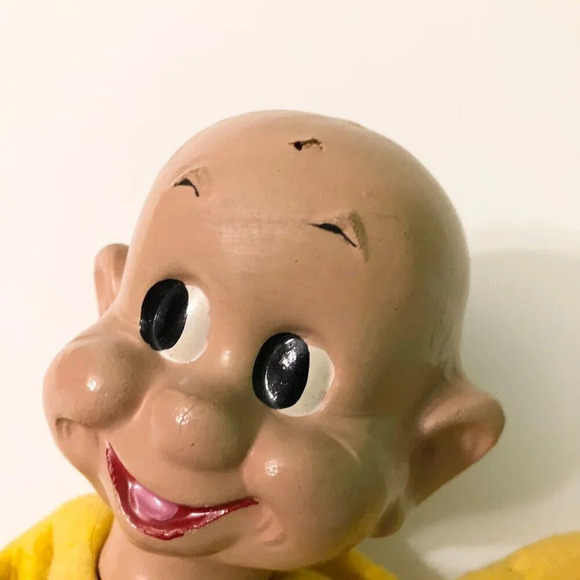 Vtg 1930s Dopey Composition  Doll Head Hand Puppet Made In Canada Reliable Ideal - Picture 16 of 16